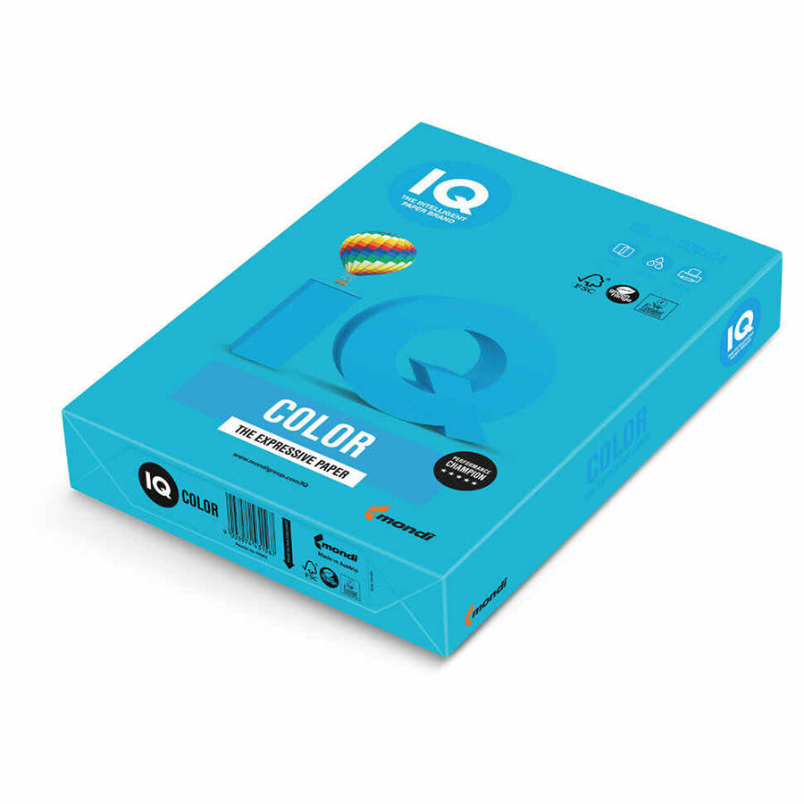 Papel A4 80g azul marino n.35 paquete 500 hojas
