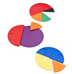 Juego de matemáticas Set de fracciones