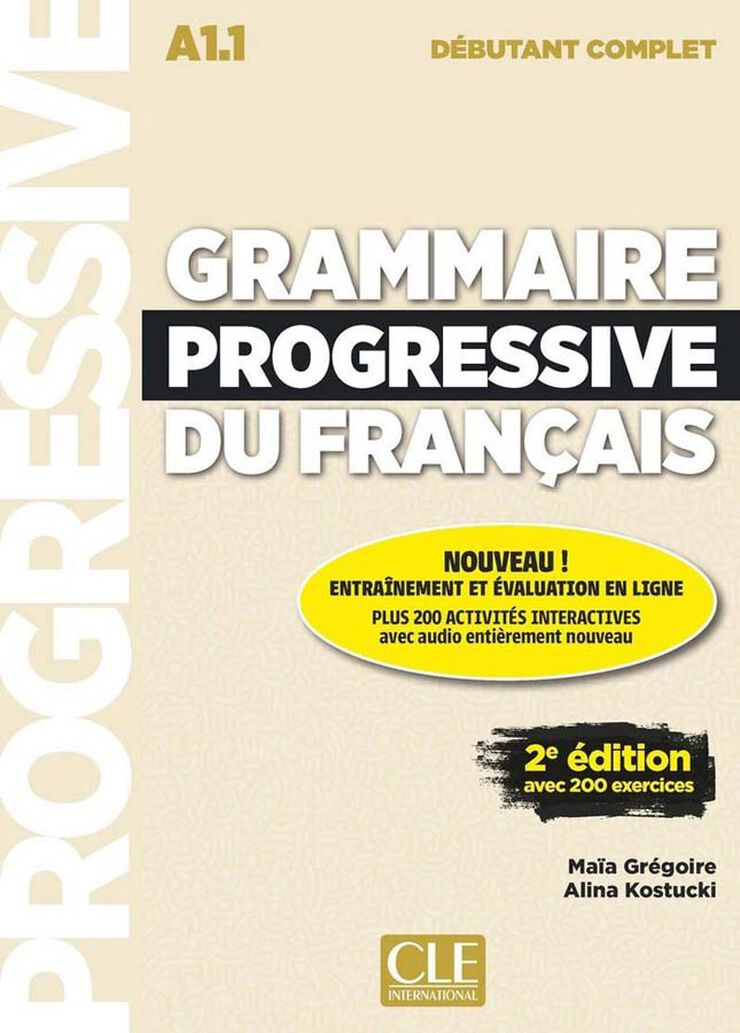 CLE Grammaire Progressive DEB-C 2E/+CD
