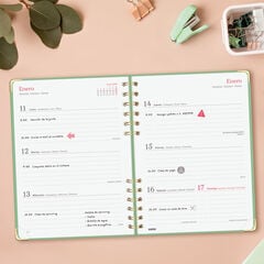 Agenda Finocam Alma Setmana Vista Horitzontal 2027 Castell&agrave; Verd