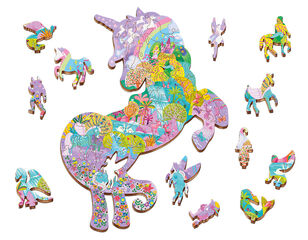 Woody Puzzle 48 piezas - Unicornio Encantado