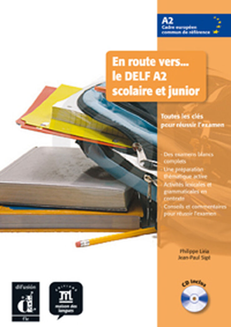 En route vers... le DELF Scolaire et junior (A2)- Livre de l´élève + CD audio