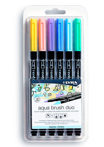 Retolador Lyra Aqua Brush Duo + Pinzell