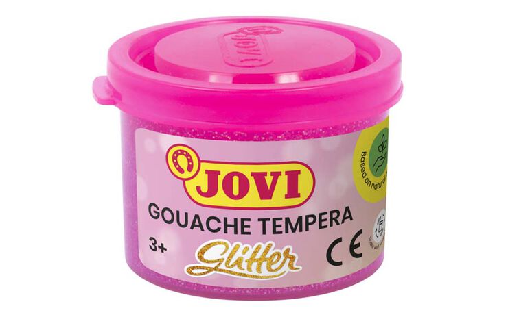 Tempera Jovi Glitter 6 colores