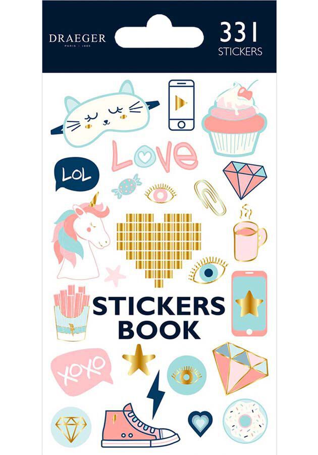 Stickers Draeger Multicolor pastel 331u