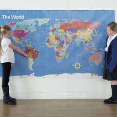 Tapete mapamundi para Bee-Bot 145x80 cm