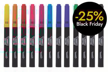 Rotulador Jovi Decortextil 12 colores