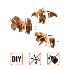 Puzzle 3D Cartonic Dinos Trio