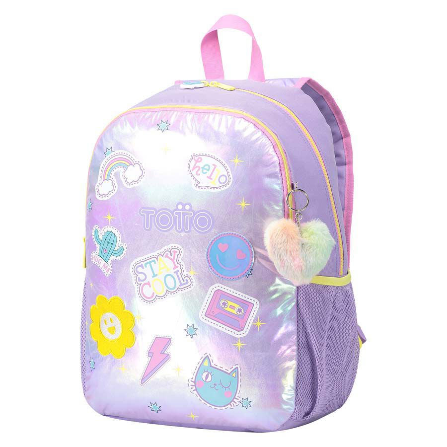 Mochila Totto Emoji Lila Abacus Online