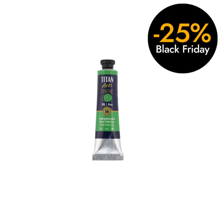 Pintura al óleo Titan 20ml verde titan claro