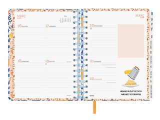 Agenda Finocam 16 meses Vitae 1/4 sem/vista cat 2025-26 azul