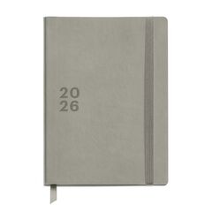 Agenda Miquelrius Plus 15x21 día/pág mult 2026 Basic gris