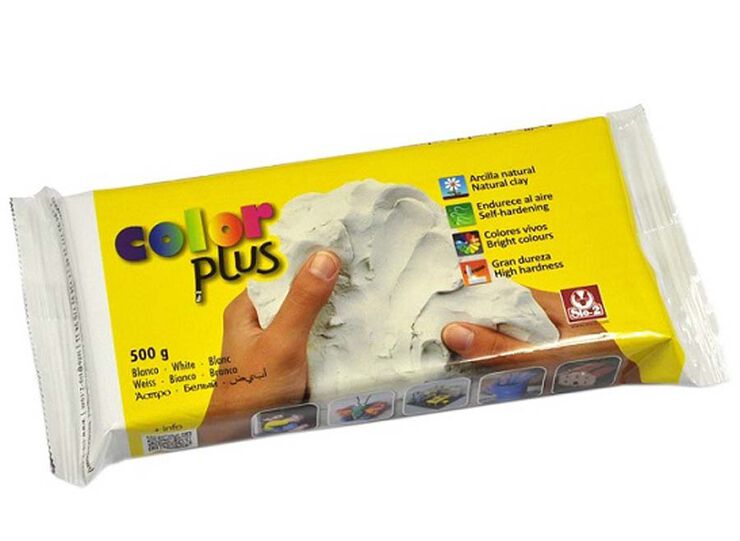 Barro Sio-2 Colorplus 500g blanco