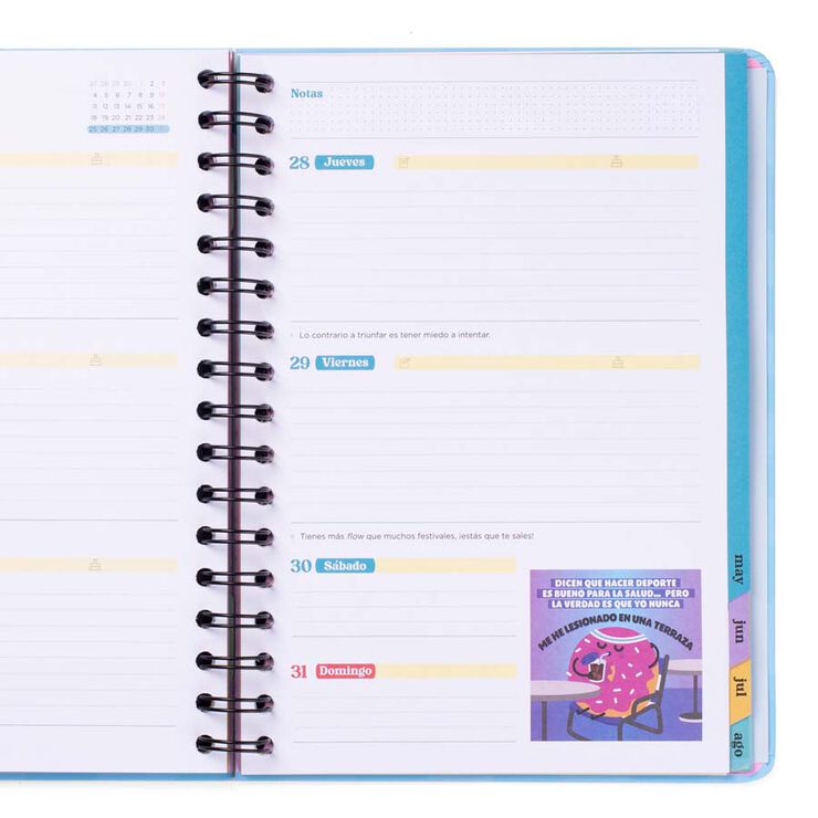 Agenda escolar Mr. Wonderful Wonder setm/vista cas 2025-26 Es hora de conseguirlo