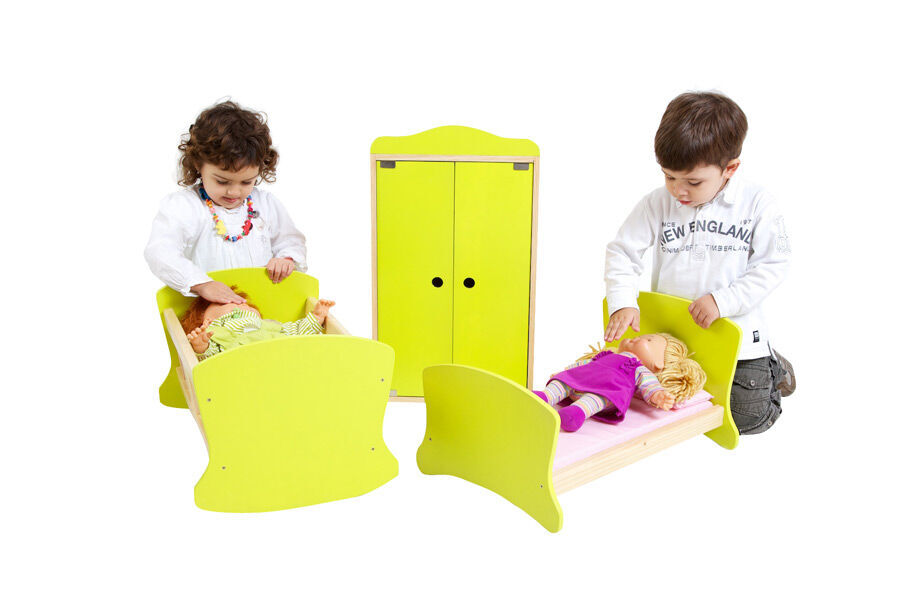 Mobiliario mu&ntilde;ecos Cama
