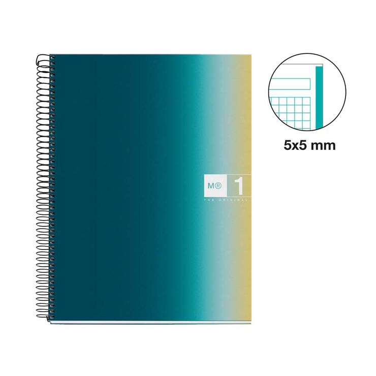 Notebook 1 Miquelrius A4 80 hojas 5x5 Aurora Iceland