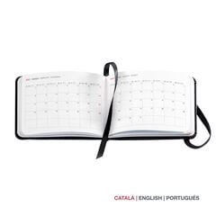 Agenda Miquelrius Pocket Semana Vista Catal&aacute;n Luxor 2027 Negro