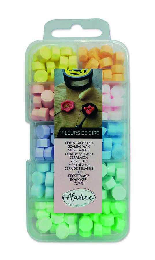 Lacres Aladine caja 10 colores Pastel