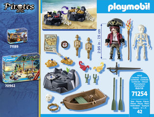 Playmobil Pirates Bot amb rems 71254