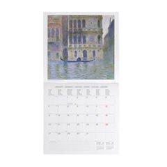Calendario Pared Legami m/vista 2025 Claude Monet