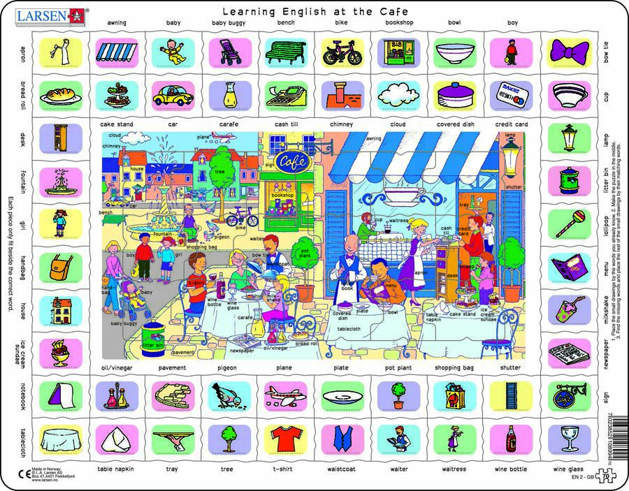 PUZLE ANGL&Egrave;S: CIUTAT