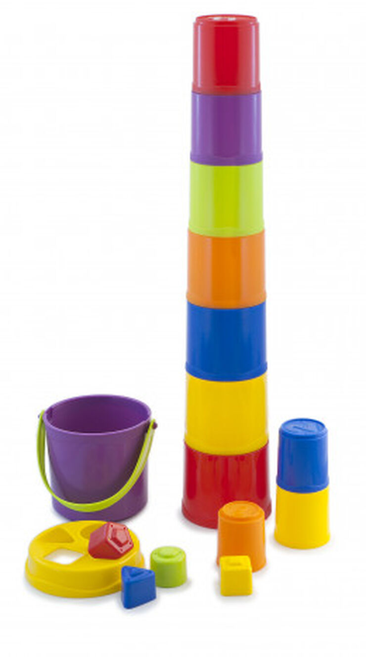 Juego de cubos apilables Giantte