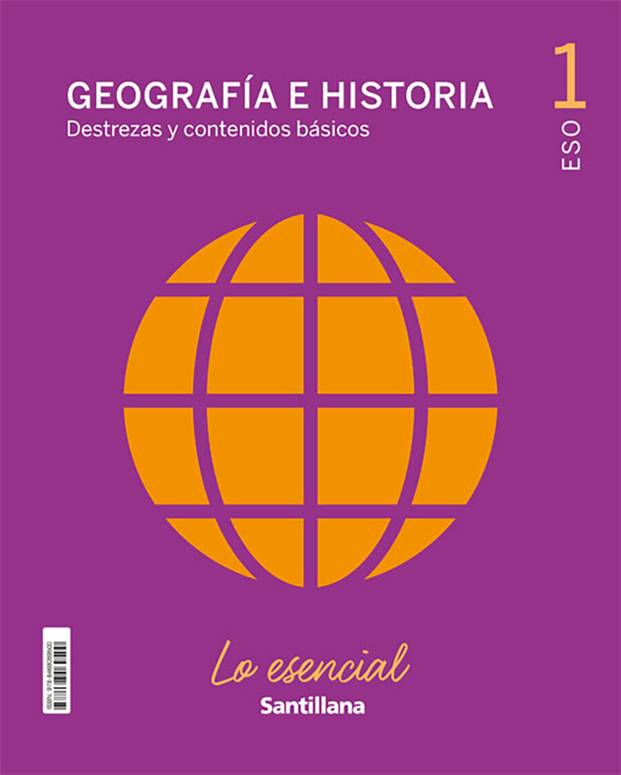 Geograf&iacute;a E Historia Esencial 21&ordm; ESO 1 Santillana Text 9788468069500