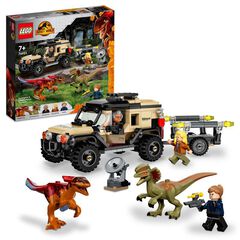 LEGO® Jurassic World Transport del pyrorraptor i el dilofosaure, cotxe tot terreny 76951