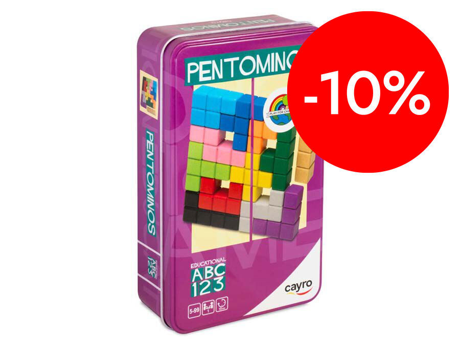 Pentominos - Caja metal