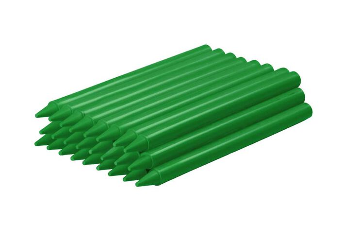 Ceras plásticas Jovi Plasticolor verde 25u