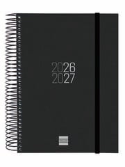 Agenda Escolar Finocam Esp.E10 D&iacute;a/P&aacute;gina Castellano 2026-27 Negro
