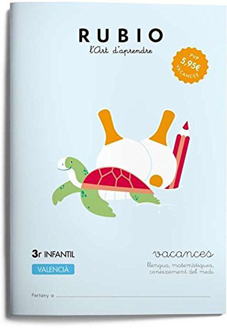 Quadern de Vacances Infantil 5 anys Rubio Valencià