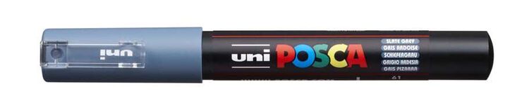 Retolador Posca PC-1M 0,7mm gris pissarra