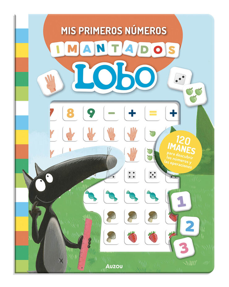 Mis primeros n&uacute;meros imantados de Lobo