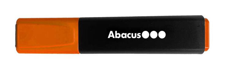 Marcador fluorescente Abacus naranja