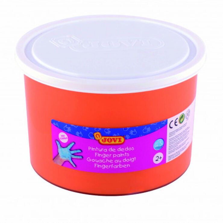 Pintura de dedos Jovi 500ml naranja