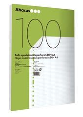 Recambio de papel Abacus A4 4x4 16 agujeros 100 hojas