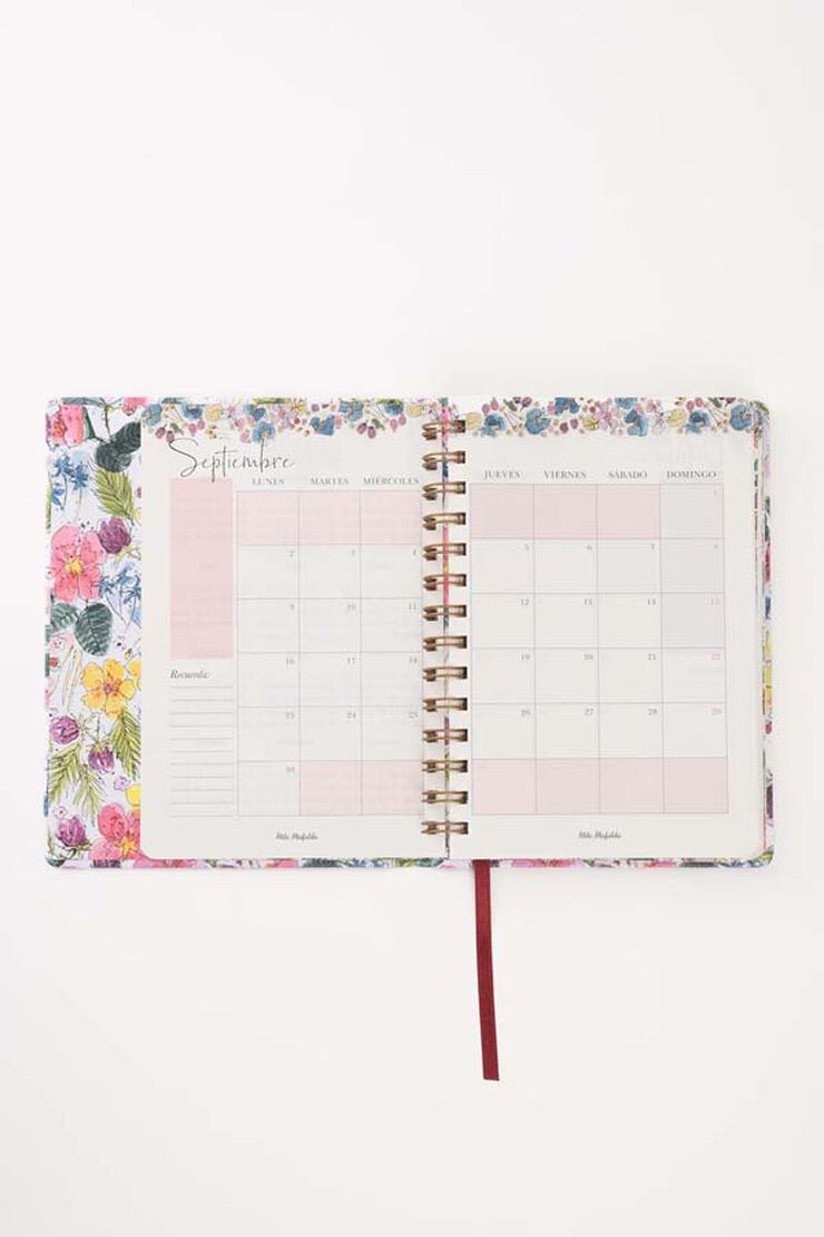 Agenda Petite Mafalda Horario sem/vista 2025 castellano