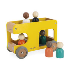 Autob&uacute;s escolar de madera