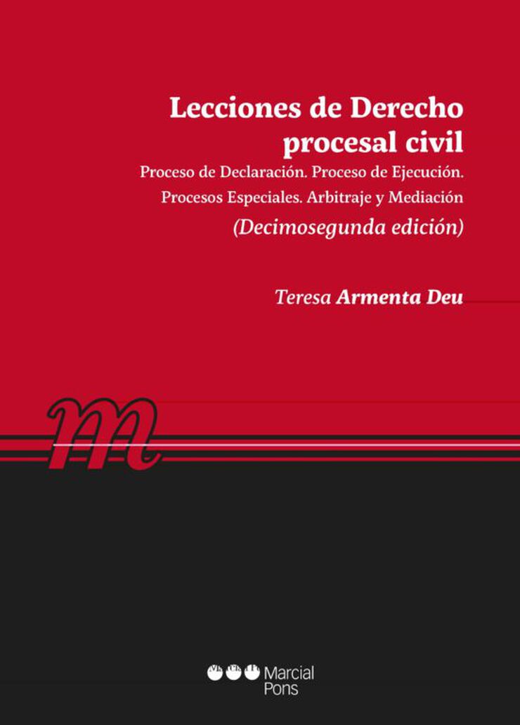 Lecciones de derecho procesal civil 12-e