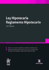Ley Hipotecaria Reglamento Hipotecario 10ª Edición Ley Hipotecaria Reglamento Hipotecario 10ª Edición