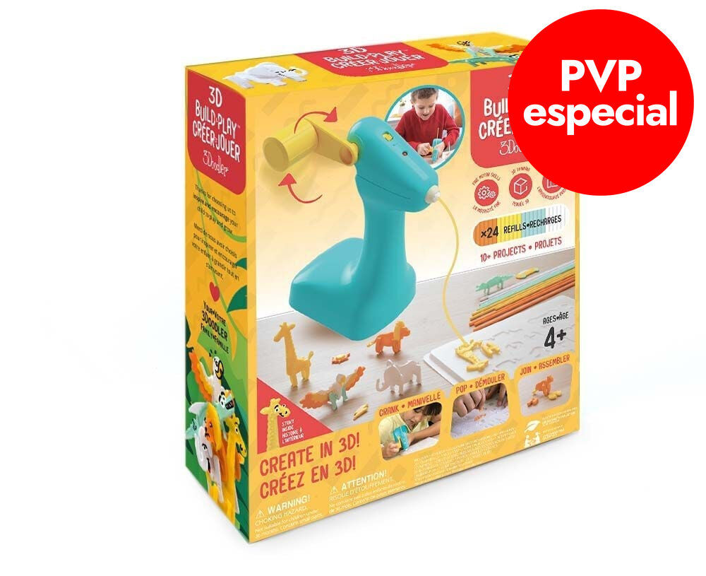 Bol&iacute;grafo 3D Doodler &iexcl;Crea, Construye y Juega!