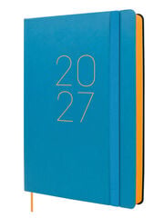 Agenda Finocam Flex Llisa Dia P&agrave;gina 2027 Castell&agrave; Blau