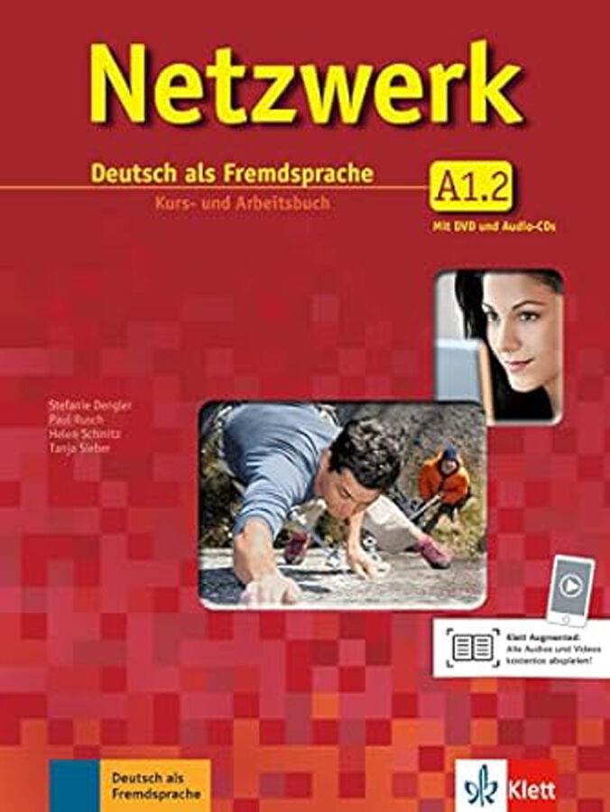 Netzwerk A1.2 Kursbuch+Arbeitsbuch+Cd+Dvd