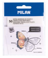 Notes Adhesives Transparents 76x76 Milan