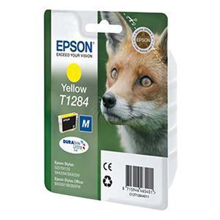 Cartucho original Epson Stylus Sx125 amarillo - Ref. C13T12844012