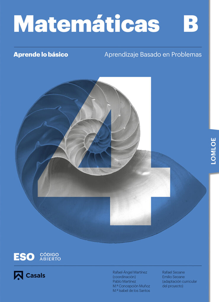 Aprende lo básico. Matemáticas 4 B ESO. LOMLOE