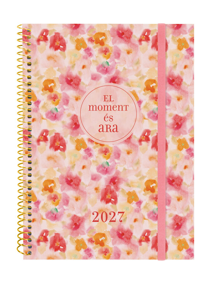 Agenda Finocam Design Collection Semana Vista Horizontal 2027 Catal&aacute;n Lema