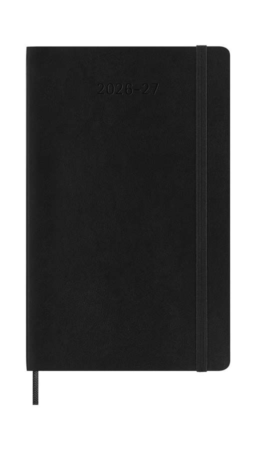 Agenda Moleskine 18 meses sem/vista L tapa blanda negro