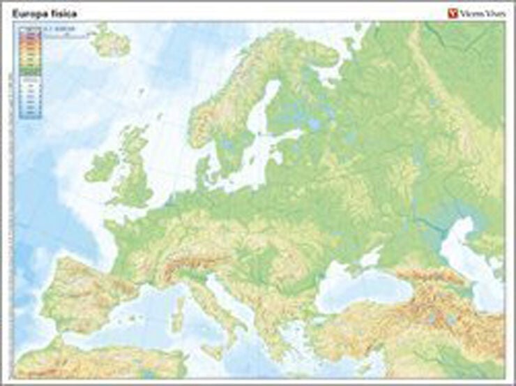Mapa mudo físico Europa (50)